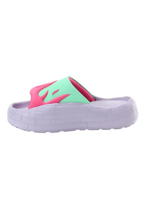 NYU SLIDE ACUPUNCTURE | Scarpe | NYU SLIDEFUCSIA/GREEN